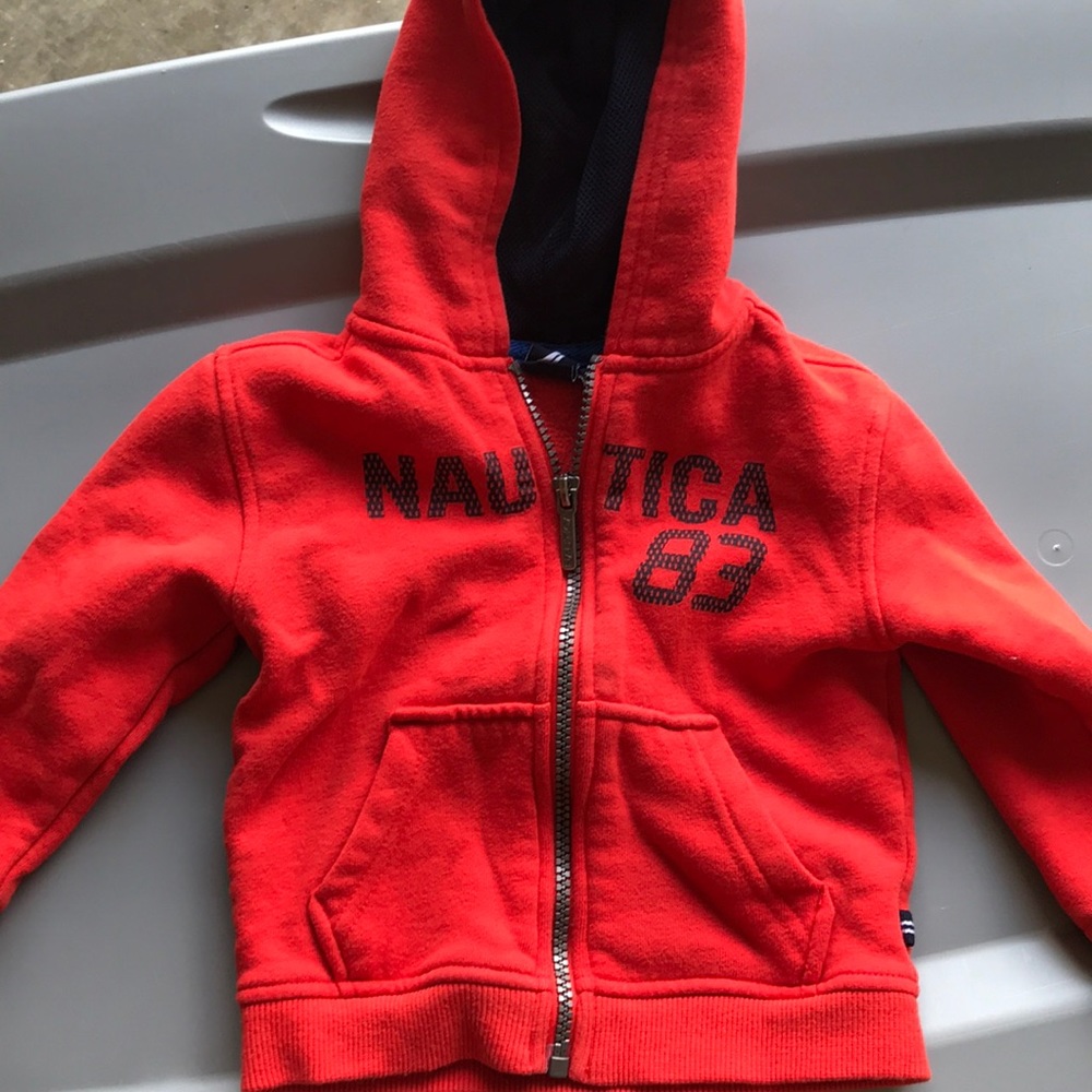 Orange natutica hoodie